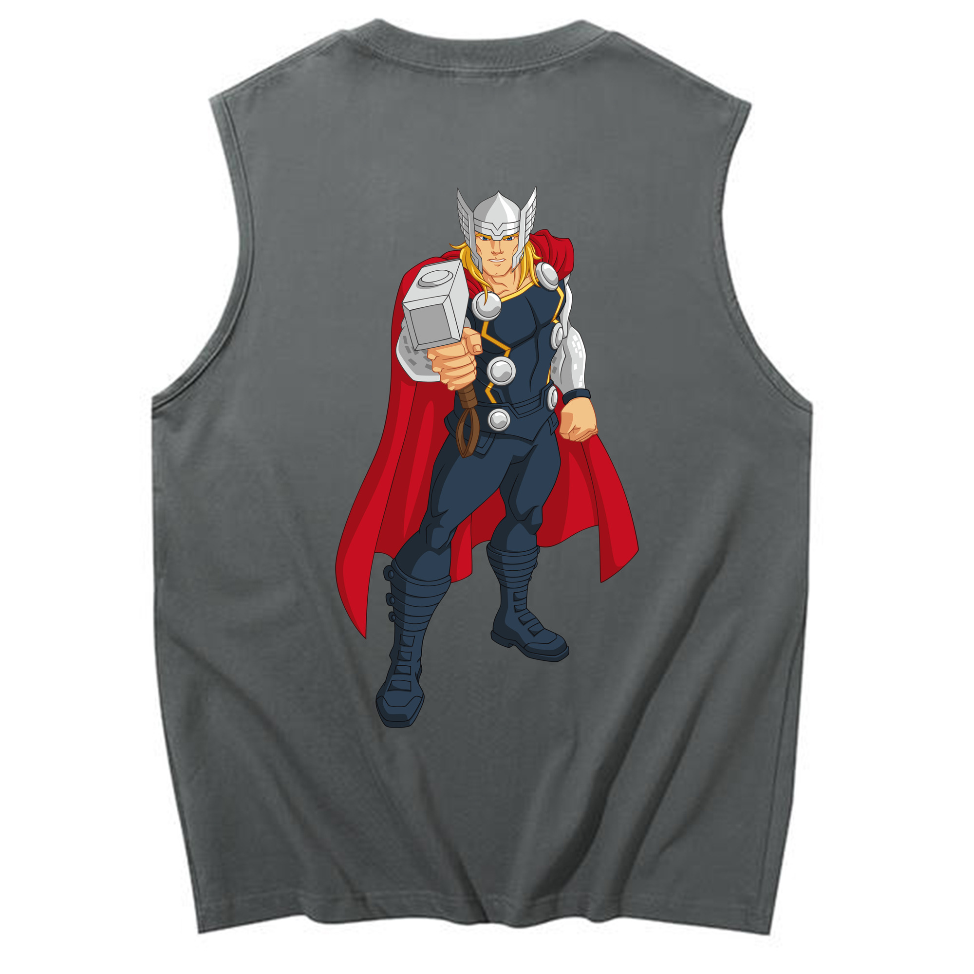 （画像用） アベンジャーズ The Avengers コットン100％タンクトップ（背面プリント）